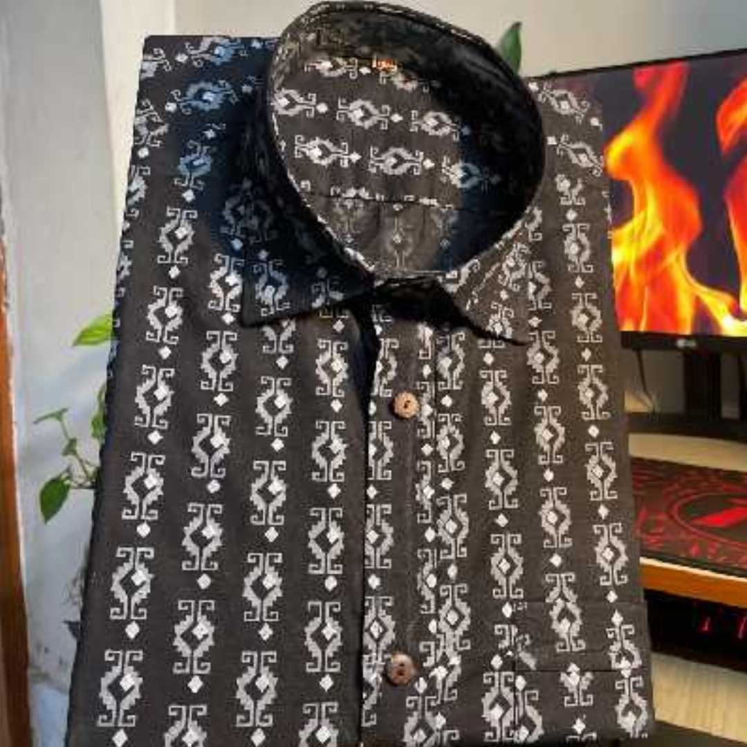 Arong,Cotton,Half,Sleeve,Shirt